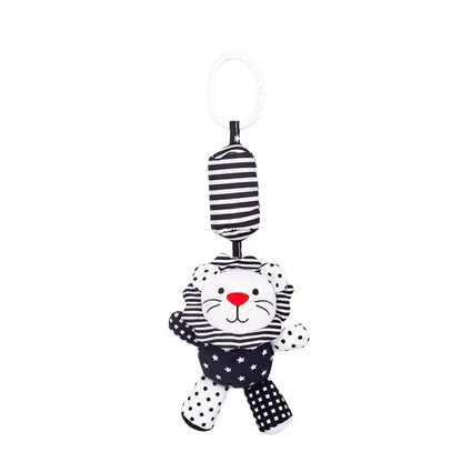 Stroller Hanging Bell Plush Doll Baby Rattles Newborn Visual Toy
