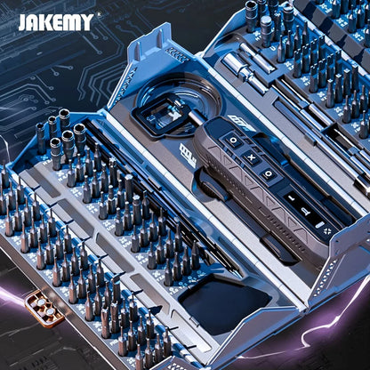 180-in-1 Precision Electric Screwdriver Set Magnetic Phillips Torx Hex Bits with LED Case