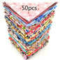 Bulk Dog Bandanas - 50 Colors Cotton Bandanas for Small to Large Dogs