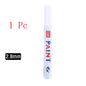 Opaque White Oily Paint Marker Pen Waterproof Gel Ink 0.8/1.0/2.0/2.8mm Nibs for DIY Graffiti, Sketching and Stationery
