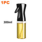 Oil Spray Bottle & Oil Brush — Nebulizing Kitchen Mister, 200/300/500 ml (6.8/10.1/16.9 fl oz) for Cooking, BBQ & Baking