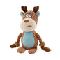 Indestructible Plush Squeaky Dog Chew Toy - Bite-Resistant Puppy Rattle for Small & Medium Dogs (7.5 x 3 in / 19 x 8 cm) - Assorted Animal Designs