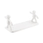 Self-Adhesive Shower Shelf – Wall-Mounted Bathroom Shampoo & Towel Storage Rack, PP Organizer