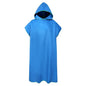 Quick Dry Changing Robe Hooded Absorbent Bathrobe Super Absorbent Bath Towel for Swimming Fitness Yoga Beach