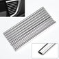 10-Pack Car Air Vent Trim Strips 20cm (7.87 in) PVC Decorative Air Outlet Moulding for Interior Car