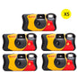 35mm Waterproof Disposable Film Camera with Flash — 27/39 Exposures Single-Use Point-and-Shoot