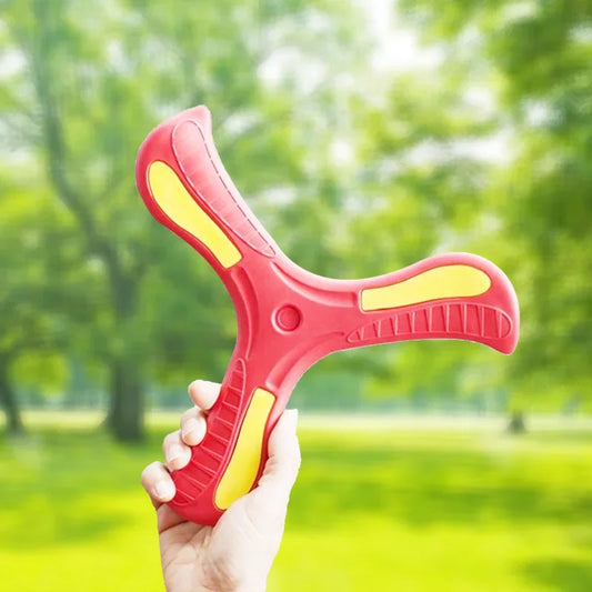 Three-Leaf EVA Foam Boomerang – 9×9 in (22×22 cm) Flying Toy for Kids & Adults, Outdoor Family Game