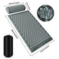 Acupressure Yoga Mat Kuznetsov Applicator Cushion with Spikes