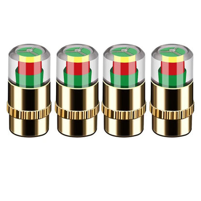 Tire Pressure Indicator Valve Caps for Car Motorcycle Bicycle (1/4/8 Pack)