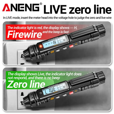 Pen Multimeter & NCV Non-Contact AC/DC Voltage Test Pen Combo with Double-Head Screwdriver