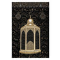 VIKAMA Classic Mosque Print Islamic Prayer Mat, Foldable Travel Muslim Rug, Washable Lightweight Janamaz for Eid Ramadan Gifts
