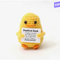 Handmade Mini Crochet Potato Plush Doll – Wool Knit Pocket Hug with Greeting Card, Funny Christmas & Holiday Home Decor Gift