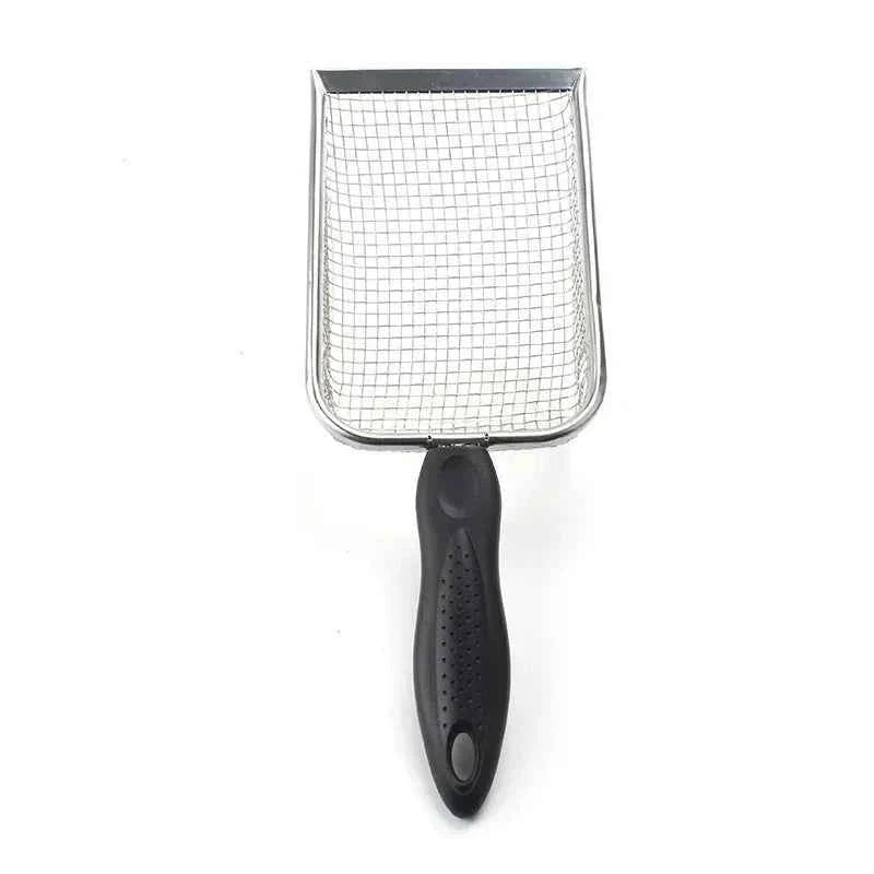 Long Handle Stainless Steel Cat Litter Scoop