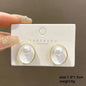 White Flower & Butterfly Dangle Earrings – Acrylic Pearl Heart Jewelry