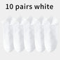 10PCS Men’s Mid-Calf Cotton Socks – Solid Color, Versatile for All Seasons