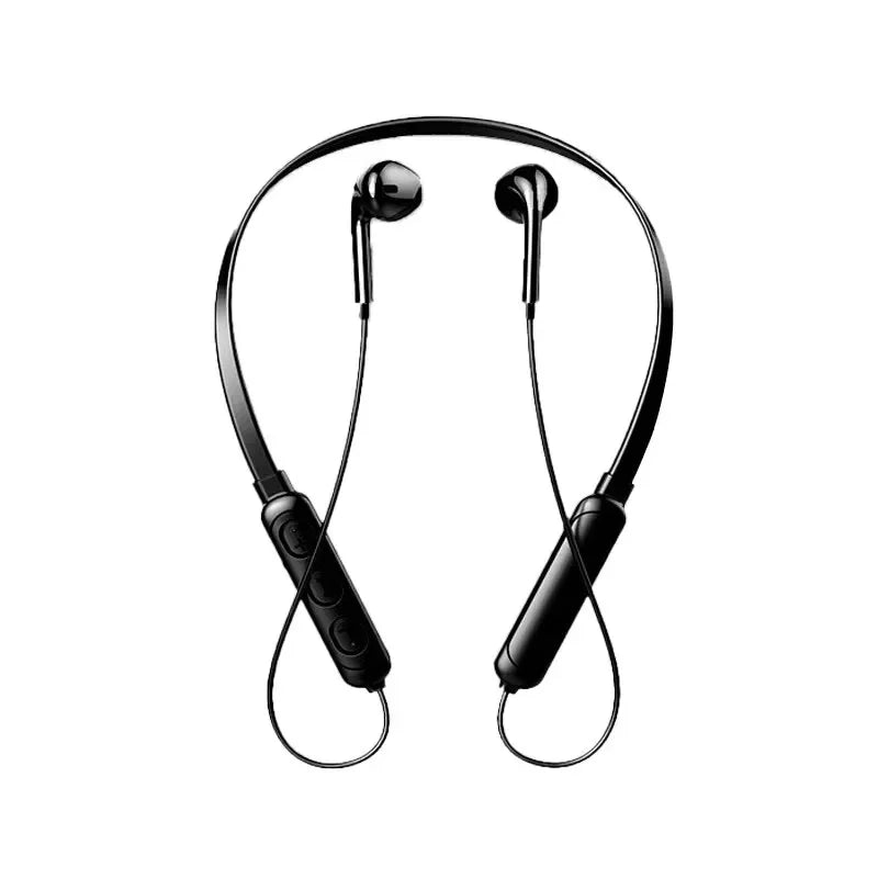 Wireless Bluetooth Headset NeckHanging Stereo Noise Reduction Universal 5.0 Sports Headset Microphone