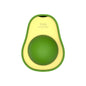 Rotating Stick-On Catnip Ball Toy – Avocado Licking & Teeth-Cleaning Cat Toy, 6 x 4.6 cm (2.36 x 1.81 in)