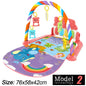 Baby Activity Gym Play Mat with Piano Keyboard 76 x 58 x 42 cm (30 x 23 x 16.5 in) – Musical Infant Play Gym for Newborns 0–36 Months