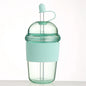 Insulated Flip Straw Bottle — 430ml (14oz) & 630ml (21oz) Leak‑Proof Travel Water Bottle for Coffee, Sports & Work