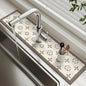 Sink Faucet Mat Kitchen Mat Drainage Mat Absorbent Table Mat Diatom Mud Bathroom Non-Slip Mat Waterproof Countertop Protection