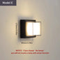 LED Outdoor Wall Light with Radar Motion Sensor - Waterproof Modern Porch & Garden Lamp AC85-265V