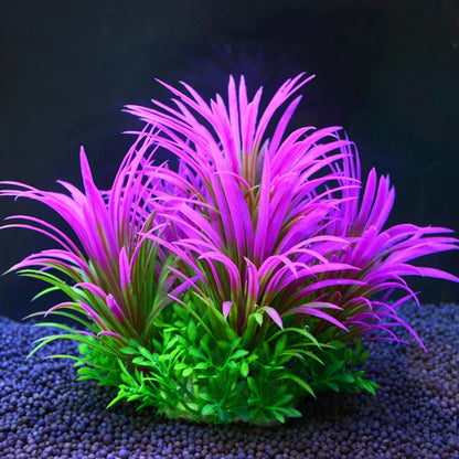 Artificial Aquarium Plants — Plastic Underwater Decorations for Fish Tanks, Realistic Aquarium Decor