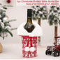 Merry Christmas Decoration for Home 2024 Santa Claus Wine Bottle Cover Snowman Stocking Gift Holders Xmas Navidad Decor New Year