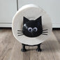 1Pc Adorable 3D Printed Raccoon Toilet Roll Paper Holder White Plastic Playful Bathroom Decor Tissue Holder with Lid Decoration