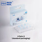 Liquid Silicone Ear Tips - Noise-Isolating Reusable Earbud Eartips, Soft Skin-Friendly Ear Caps (SS/S/M/L) Universal Fit