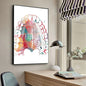 Anatomy Human Teeth Art Posters Teeth Row Teeth Illustra Poster HD Posters Home Room Bar Cafe Decor Art Wall Painting Picture