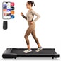 Under-Desk 2-in-1 Walking Pad Treadmill - Portable 2.5HP LED Remote Control for Home & Office