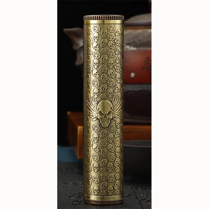 Retro Dragon Metal Cigarette Case Holds 5 Cigarettes Relief Craft Buddha Smoking Box Waterproof Tobacco Accessories for Men