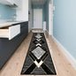 VIKAMA Black Skull Carpet Halloween Decoration Gothic Style  Large Area Rugs Balcony Hallway Rug Kitchen Floor Rug Doormat