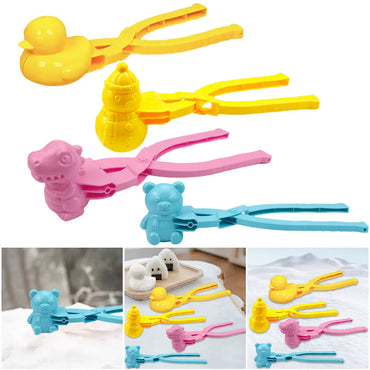 Duck Onigiri Mold & Snowball Maker with Handle - Cute Animal Rice Ball Shaper for Bento, Kids & Adults