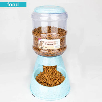 Large Capacity Automatic Pet Food and Water Bowl for Dogs & Cats