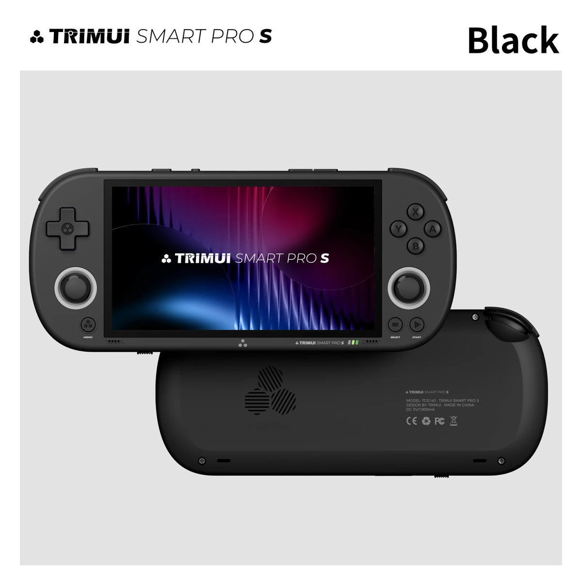 TRIMUI Smart Pro S Handheld Game Console - 4.96" 720p IPS, TMR Hall Joysticks, Active Cooling, 5000mAh, 6 Colors