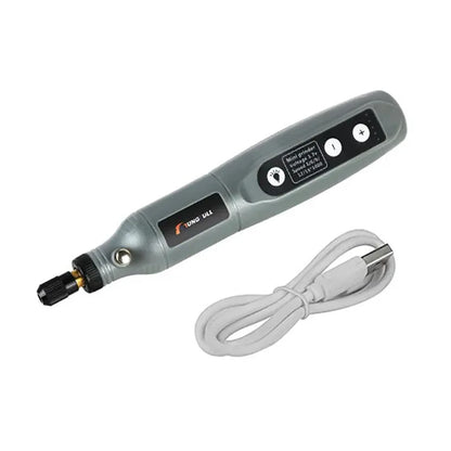 USB Rechargeable Wireless Engraving Pen - Mini Cordless Rotary Drill with Grinding Accessories