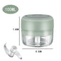 USB Rechargeable Electric Garlic Chopper & Crusher, Mini Portable Food Chopper 250/100 ml (8.5/3.4 fl oz)