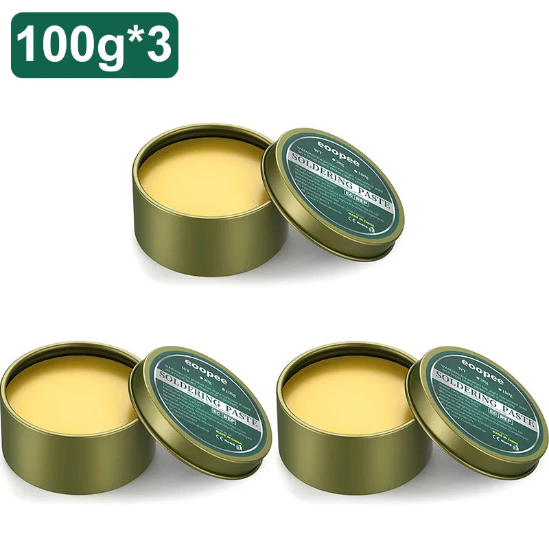 Lead-Free Rosin Solder Paste Flux 10g / 30g / 100g (0.35 / 1.06 / 3.53 oz) – PCB & Electronics Soldering Repair Paste