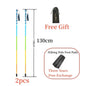Ultralight Carbon Fiber Trekking Poles 5-Section Folding Anti-Shock Hiking and Walking Sticks 110/120/130 cm (43/47/51 in)