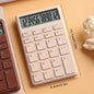 12-Digit Dual-Power Solar Calculator - Portable Electronic Calculator for Home, Office & School