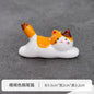 Japanese Style Underglaze Ceramic Cute Cat Chopstick Holder Tableware Restaurant Simple Oval Spoon Bracket Utensil for Kitchen