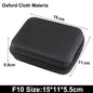 EVA Hard-Shell Earphone Case — Mini Portable Zipper Pouch & Cable Organizer for USB, Chargers, Memory Cards