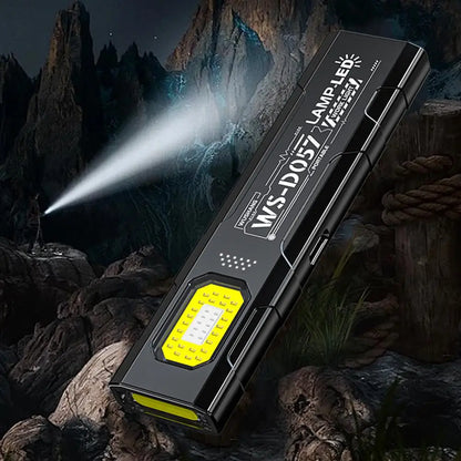 Mini Keychain LED Flashlight — USB-C Rechargeable, Magnetic, Waterproof