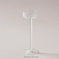 3-Piece Hand-Blown Glass Tealight Candle Holders Set — Votive Centerpieces for Wedding & Home Decor (11/14/17 cm | 4.3/5.5/6.7 in)