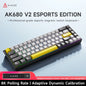 68‑Key 60% Magnetic Switch Mechanical Gaming Keyboard – Hot‑Swappable, 0.01mm Rapid Trigger, RGB Backlight, Wired USB