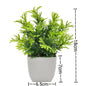 Artificial Plants with Plastic Pots for Home Decor