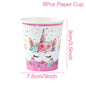 Unicorn Party Disposable Tablecloth Unicorn Birthday Party Decoration Girl Disposable Tableware Tablecloth Girls Baby Shower