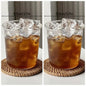 Aesthetic Glass Tumbler 865ml (29.2oz) — Iced Coffee, Latte, Water & Cocktail Cup