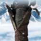 Winter Motorcycle Pants - Windproof Waterproof Biker Trousers with CE2 Knee Pads and Quick-Release (Unisex)